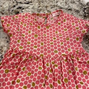 Smiling Button girls dress